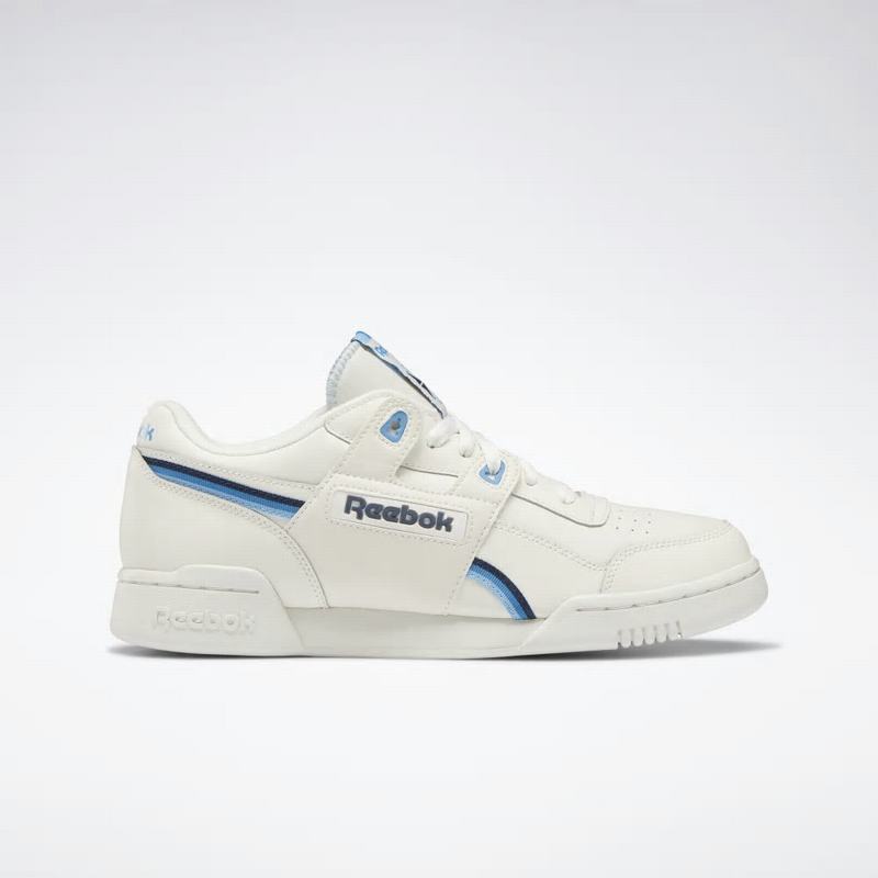 Tenisi Reebok Workout Plus Barbati Albi/Albastri Romania MN6743SV